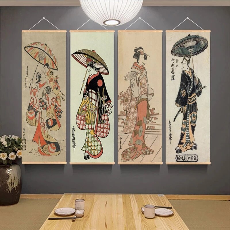 Japanese Lifestyle Anime - Anime Duvar Posteri Vintage Japon Anime