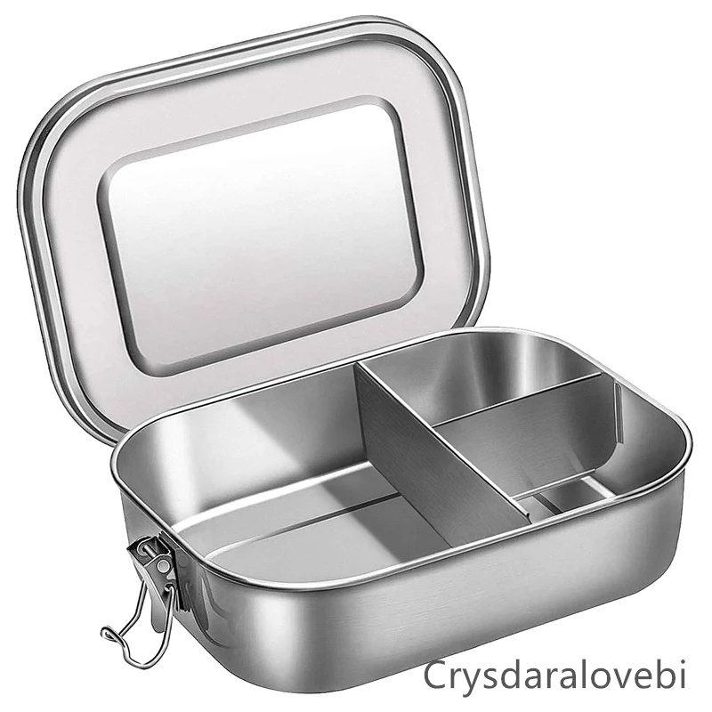 Bento Box Two Tier - Paslanmaz Çelik Bento Çocuk Öğle Yemeği