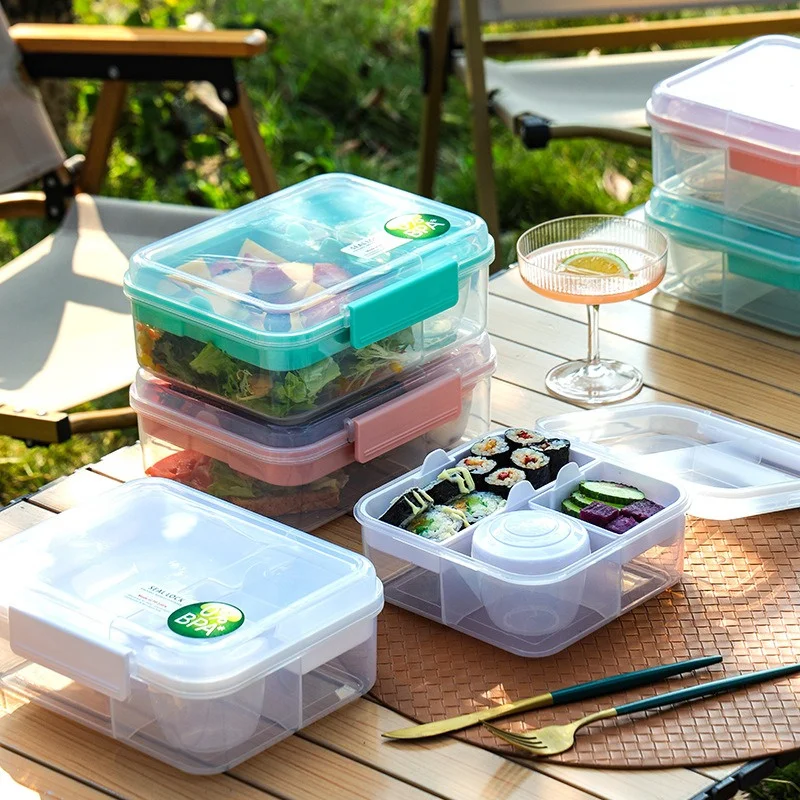 Taşınabilir Sap tasarımı Çift  - Bento Box Two Tier incelemesi ve fiyatı